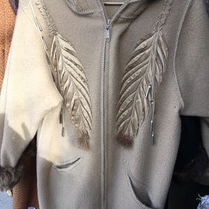 Hooded wool coat Lundstrom LAPARKA